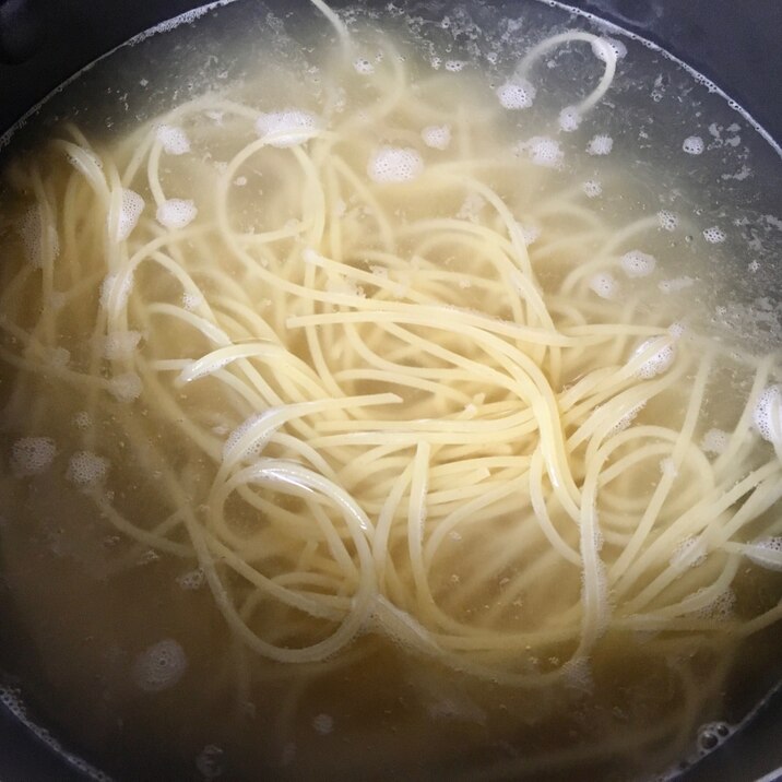 エコ＆節約！水漬けパスタの茹で方★